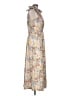 Grace Karin Floral Tan Casual Dress Size L - photo 4