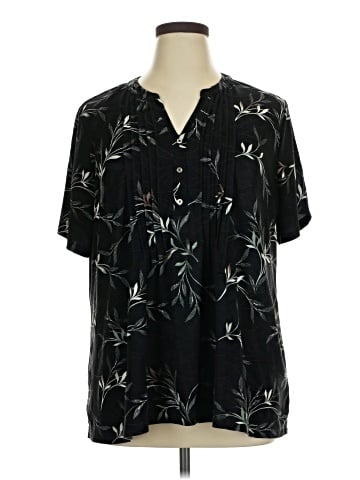 Croft & Barrow Short Sleeve Blouse (view 1)
