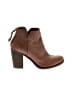 BP. 100% Leather Brown Ankle Boots Size 6 1/2 - photo 1