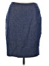 Express Solid Blue Denim Skirt Size 6 - photo 1
