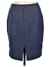 Express Solid Blue Denim Skirt Size 6 - photo 2