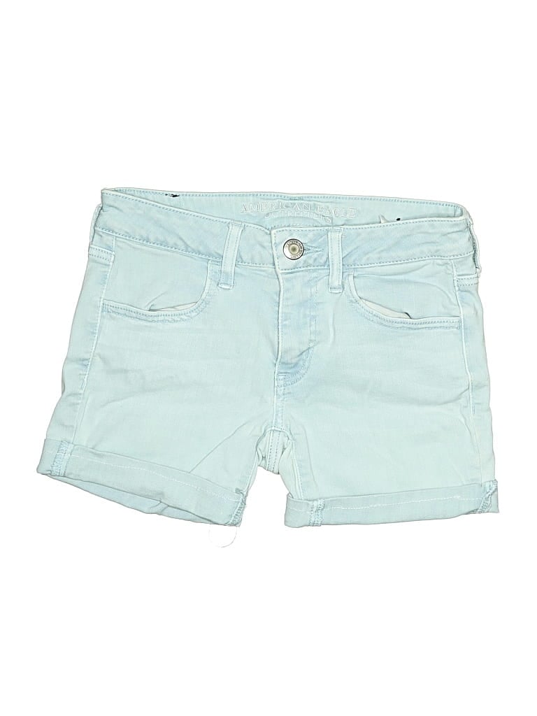 Pre-owned American Eagle Outfitters Denim Shorts In Blue