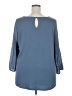 Adrianna Papell Blue 3/4 Sleeve Top Size 2X - photo 2