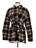 Sanctuary Plaid Brown Coat Size L - photo 1