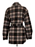 Sanctuary Plaid Brown Coat Size L - photo 2