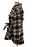 Sanctuary Plaid Brown Coat Size L - photo 5