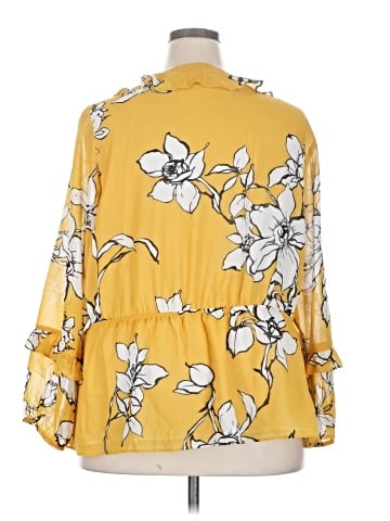 Calvin Klein 3/4 Sleeve Blouse (view 2)