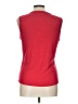 Green Envelope Red Sleeveless Button-Down Shirt Size L - photo 2