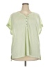 Cato Green Short Sleeve Blouse Size 22 - photo 1