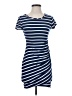 Moa Moa Stripes Blue Casual Dress Size S - photo 1