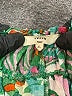 Entro Tropical Green Short Sleeve Blouse Size XL - photo 7