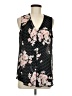 Rose + Olive 100% Polyester Black Sleeveless Blouse Size M - photo 1