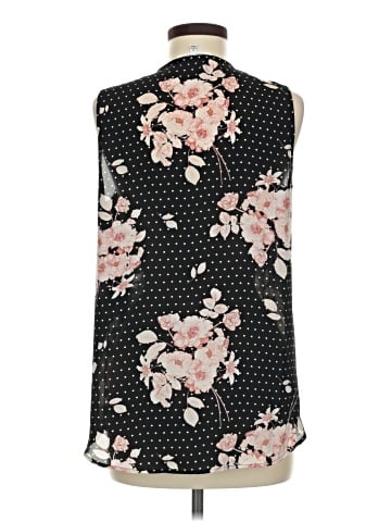 Rose + Olive Sleeveless Blouse (view 2)