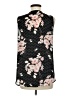 Rose + Olive 100% Polyester Black Sleeveless Blouse Size M - photo 2