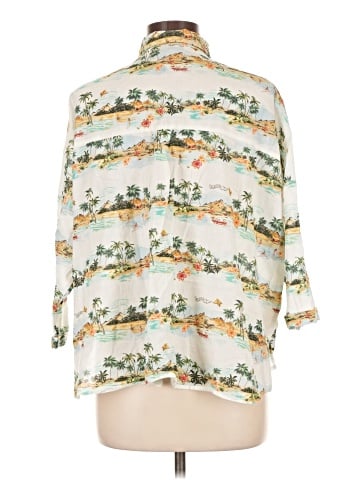Zara 3/4 Sleeve Button-Down Shirt (view 2)
