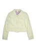 CRB 100% Cotton Hearts Ivory Tan Jacket Size XL (kids) - photo 1