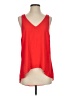 Veronica M. 100% Polyester Red Tank Top Size S - photo 1