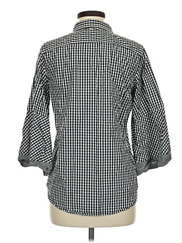 Lauren by Ralph Lauren 3/4 Sleeve Button-Down Shirt (view 2)