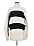 360 Sweater Stripes Ivory Black Long Sleeve Top Size XS - photo 1