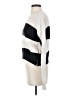 360 Sweater Stripes Ivory Black Long Sleeve Top Size XS - photo 5