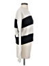 360 Sweater Stripes Ivory Black Long Sleeve Top Size XS - photo 4