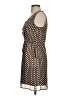 Bebop 100% Polyester Polka Dots Brown Casual Dress Size S - photo 5