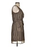 Bebop 100% Polyester Polka Dots Brown Casual Dress Size S - photo 4