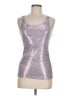 Studio Y Silver Sleeveless Top Size M - photo 1