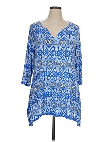 Dana Buchman 3/4 Sleeve Blouse (view 1)