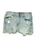 STUDIO BLUE Blue Denim Shorts Size 25 waist - photo 1