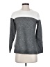 Elizabeth & Clarke Color Block Gray Pullover Sweater Size 0 - photo 1