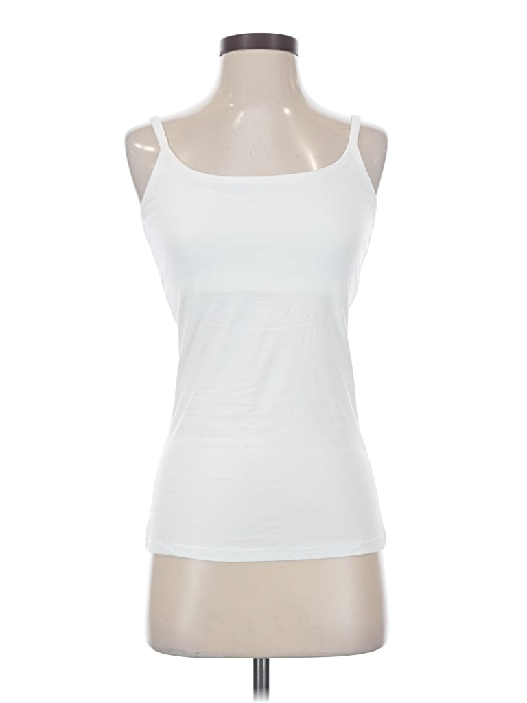 Pre-owned Pact Tank Top White Strapless Neckline Tops