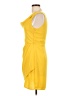 oasis 100% Polyester Solid Yellow Casual Dress Size 10 - photo 5