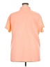 Columbia 100% Polyester Solid Orange Short Sleeve Blouse Size 3X - photo 2
