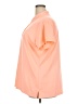 Columbia 100% Polyester Solid Orange Short Sleeve Blouse Size 3X - photo 5