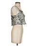 Timing 100% Polyester Ivory Sleeveless Top Size S - photo 4