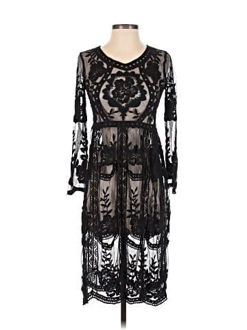 Navy Cocktail Dress (view 1)