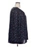 Talbots Outlet Polka Dots Blue Long Sleeve Blouse Size 2X - photo 4