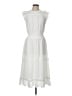 CeCe 100% Polyester White Casual Dress Size L - photo 1