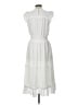 CeCe 100% Polyester White Casual Dress Size L - photo 2