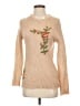 Motivi Floral Tan Pullover Sweater Size XS - photo 1