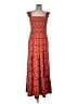 Assorted Brands Orange Casual Dress Size L - photo 1