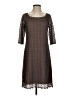 CHRIS McLaughlin 100% Polyester Brown Casual Dress Size 4 - photo 1