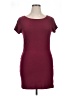 No Boundaries Solid Burgundy Casual Dress Size XL - photo 1