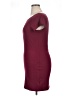 No Boundaries Solid Burgundy Casual Dress Size XL - photo 5