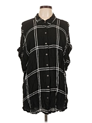 Jane and Delancey 3/4 Sleeve Button-Down Shirt (view 1)
