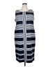 Taylor Stripes Blue Casual Dress Size 18 - photo 1