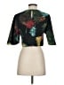 Zara Basic Tropical Black 3/4 Sleeve T-Shirt Size S - photo 2