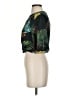 Zara Basic Tropical Black 3/4 Sleeve T-Shirt Size S - photo 5