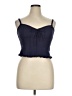 Edikted Blue Sleeveless Blouse Size XL - photo 1